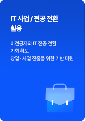 it사업/전공 전환 활용