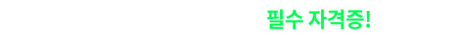 취업 준비생 및 직장인 필수 자격증