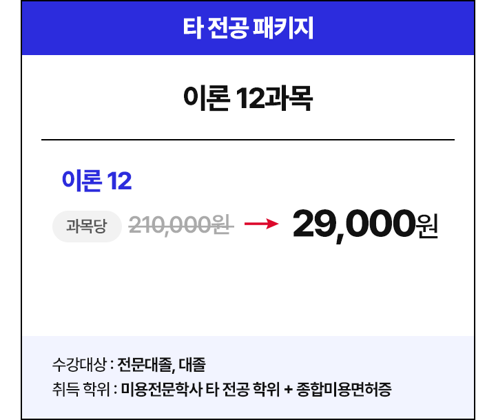 역대급 할인 패키지 구성