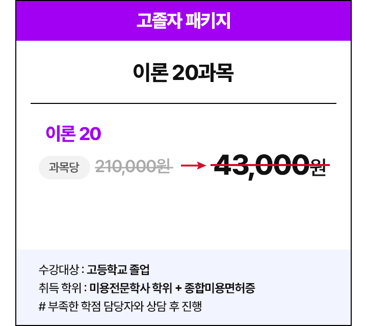 역대급 할인 패키지 구성