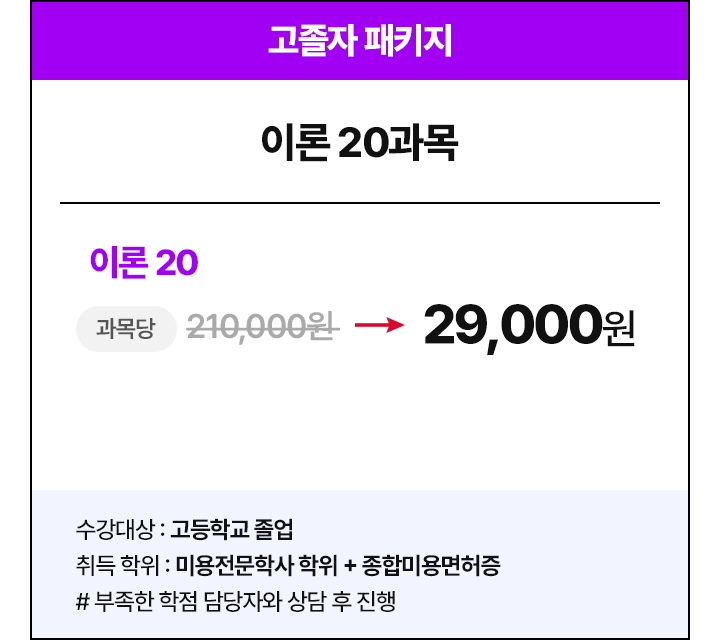 역대급 할인 패키지 구성